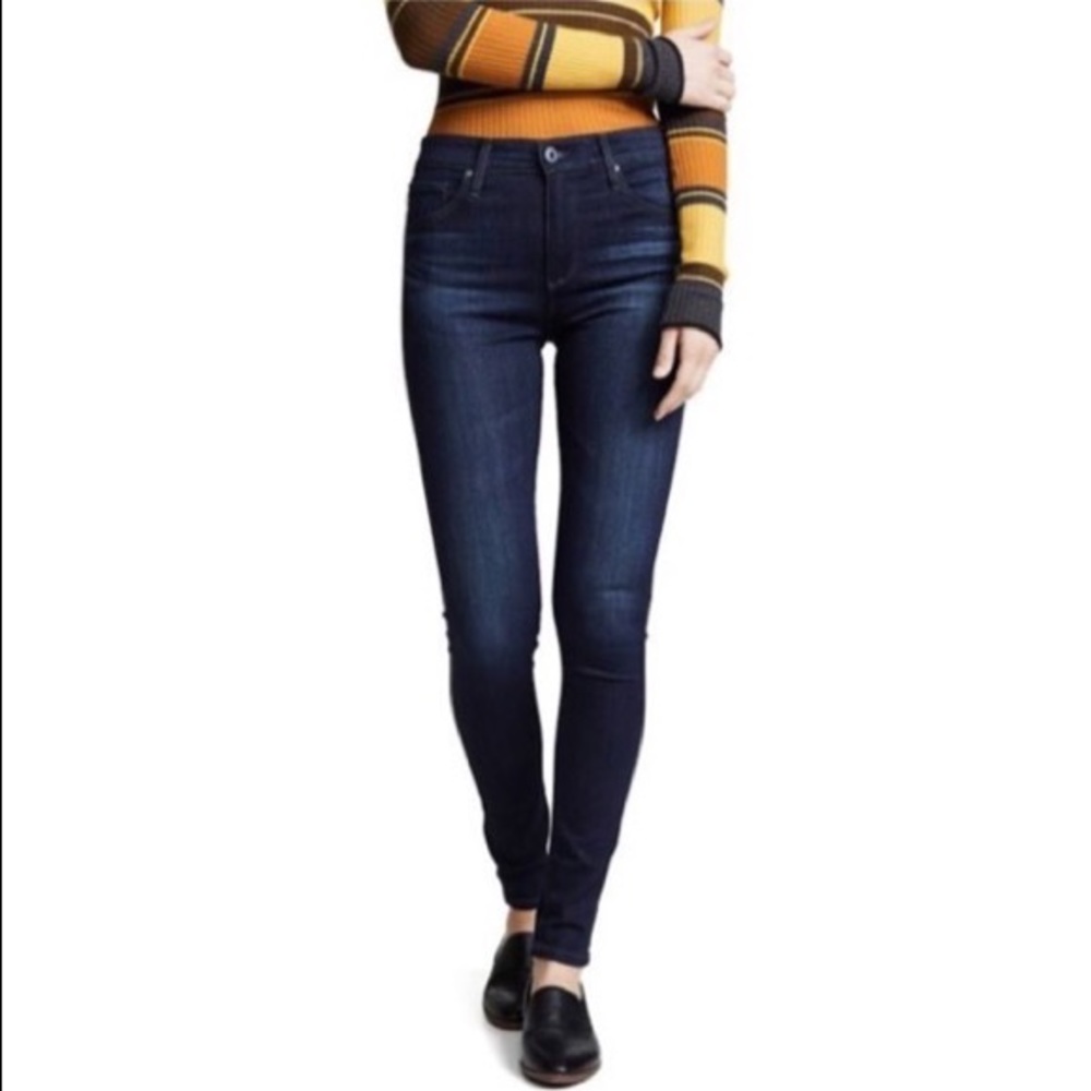 AG The Farrah High-Rise Skinny Denim Jeans